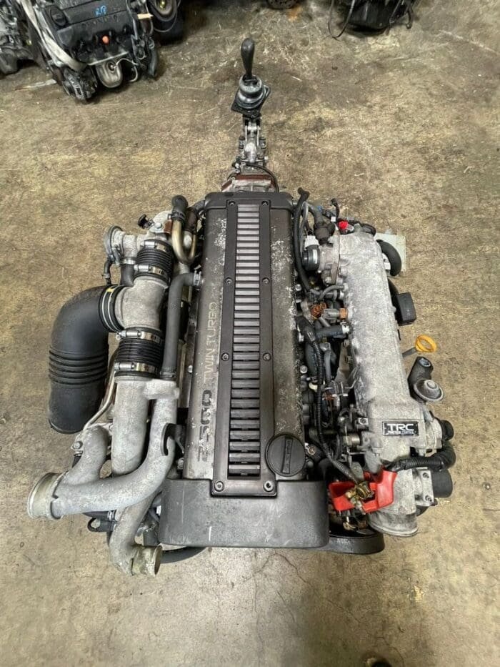 1JZGTE Non-VVTi Twin Turbo 2.5L Engine with R154 5 Speed Manual Transmission JZA70 Supra JZZ30 Soarer