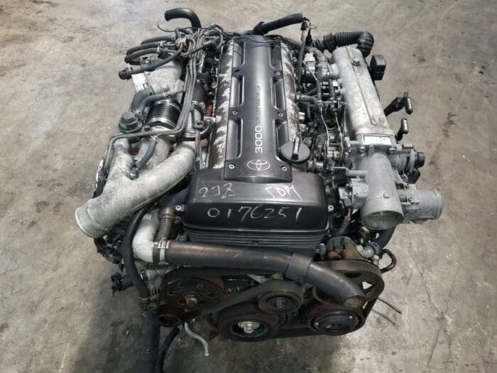 2JZGTE Non-VVTi Twin Turbo 3.0L Toyota 2JZ Engine with Automatic Transmission Complete Swap