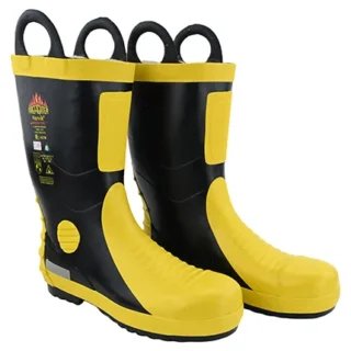 EN15090 Certified Steel head Steel bottom Fire Rubber Boots