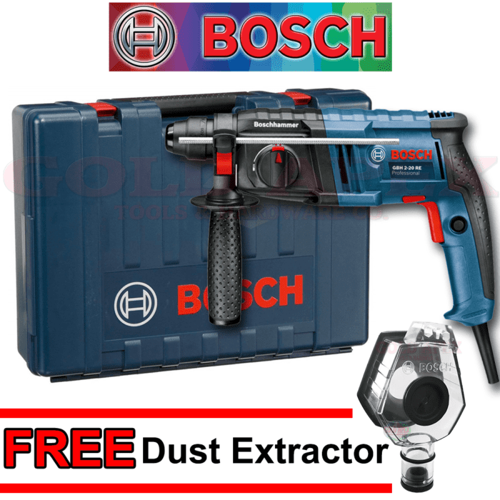 Bosch GBH 2-20 RE Rotary Hammer w/ DUST EXTRACTOR Attachment