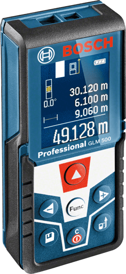 Bosch GLM 500 Laser Rangefinder / Distance Measurer (50 Meters)