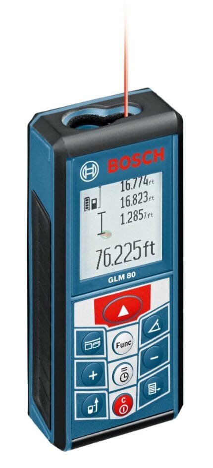 Bosch GLM 80 Lithium-Ion Laser Rangefinder / Distance Measurer 80 Meters