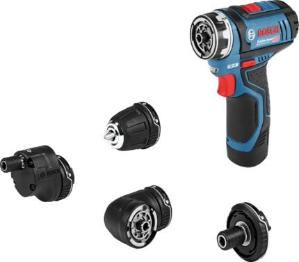 Bosch GSR 12V-15 FC Cordless Drill / Driver FlexiClick 5-in-1 system (12 Volts)
