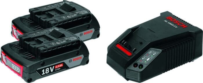 Bosch Starter Kit 18V 2.0AH Battery AL 1860 CV Charger