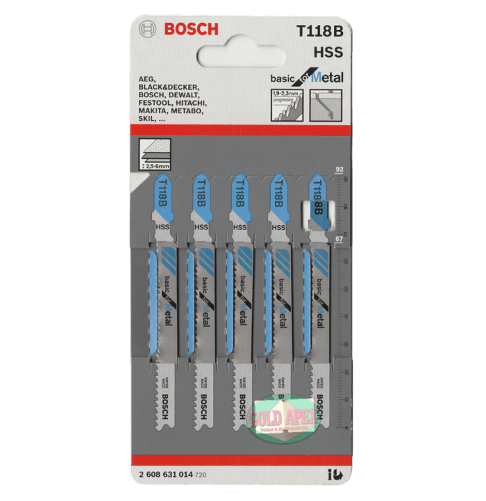 Bosch T118B Jigsaw Blade (Metal)