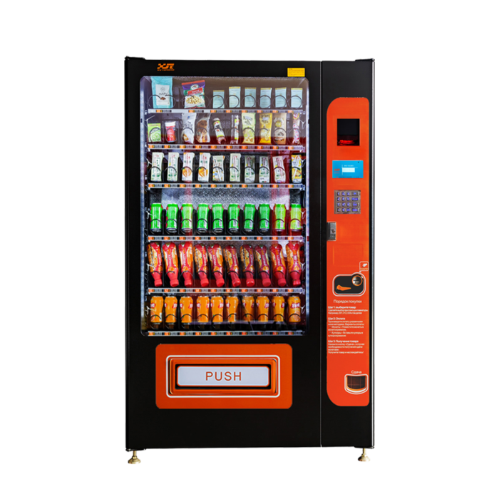 vending machine for foods and drinks snacks