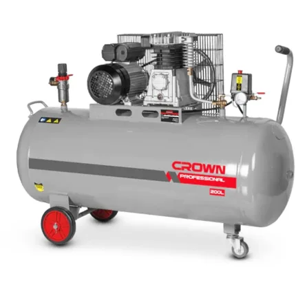 Crown CT36032 Air Compressor Belt-Driven 8Bar 200L