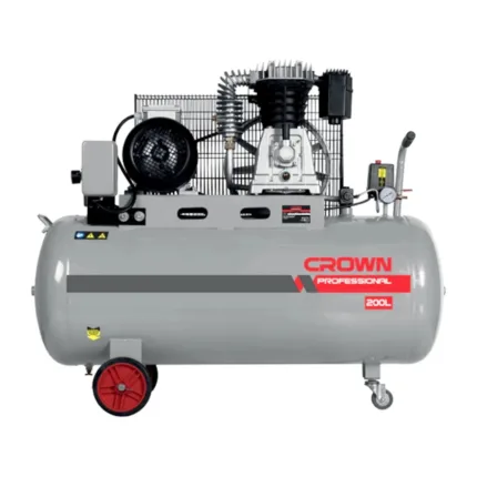 Crown CT36033 Air Compressor Belt-Driven 8Bar 200L