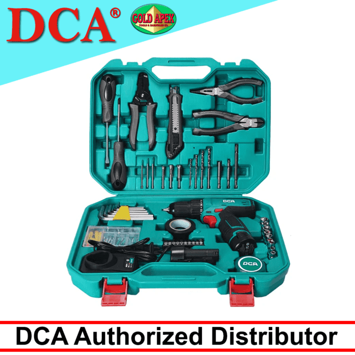 DCA ADJZ1202-TS 12V Cordless Drill / Driver 10mm [Kit]