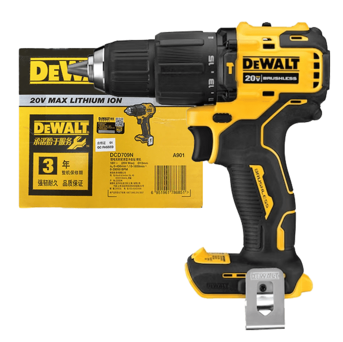 Dewalt DCD709N 20V Cordless Brushless Hammer Drill 13mm (Bare Tool)