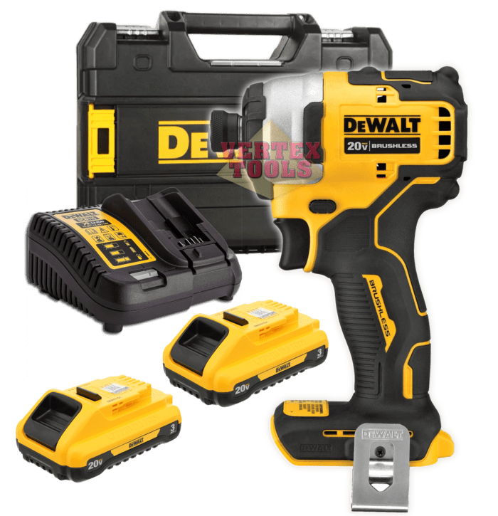 Dewalt DCF809L2 20V Cordless Brushless Impact Driver 1/4" Hex [Set]