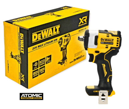 Dewalt DCF911N 20V Cordless Brushless Impact Wrench 1/2" 338Nm [Atomic] (Bare Tool)