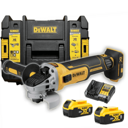 Dewalt DCG405P2 20V Cordless Brushless Angle Grinder (Set)