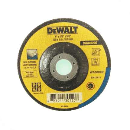 Dewalt DW4520S Cut Off Wheel 4" for Stainless Steel