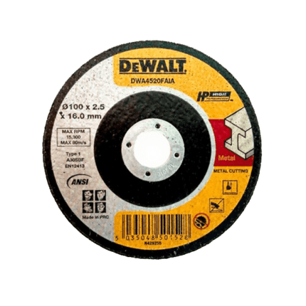 Dewalt DWA4520FAIA Cut Off Wheel 4" for Metal