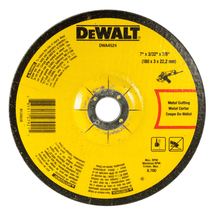 Dewalt DWA4524 Cut Off Wheel 7" for Metal