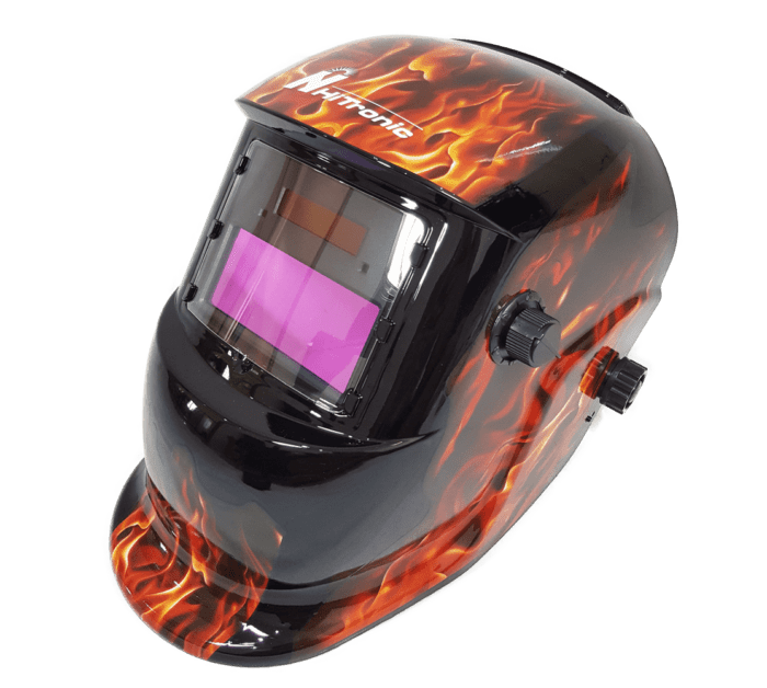 Hi-Tronic Auto Darkening Helmet (Flames)