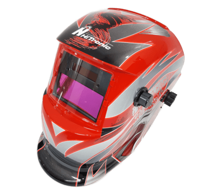 Hi-Tronic Auto Darkening Helmet (Red)