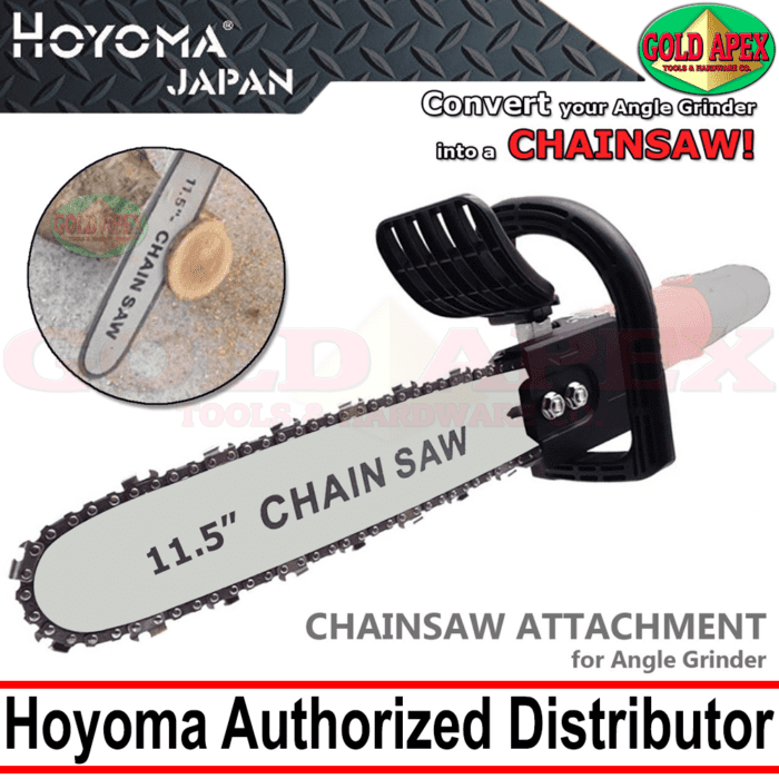 Hoyoma Chainsaw Stand Attachment for 4" Angle Grinder