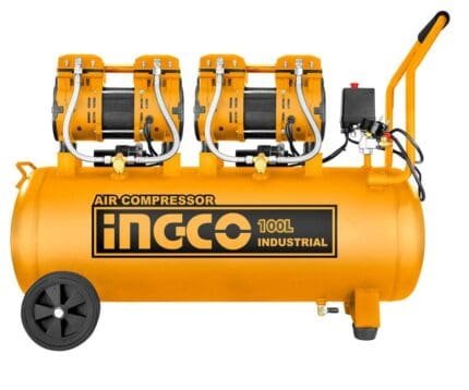 Ingco ACS2241001P Air Compressor Oilless X2 1500W 4HP 100L