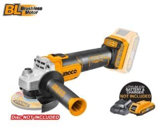 Ingco CAGLI201008 20V Cordless Li-Ion Angle Grinder