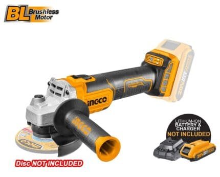 Ingco CAGLI201008 20V Cordless Li-Ion Angle Grinder