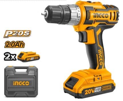 Ingco CDLI200215 20V Cordless Li-Ion Cordless Drill 20V SS