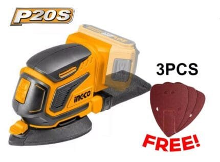 Ingco CDSLI2051 20V Cordless Li-Ion Palm Sander 20V