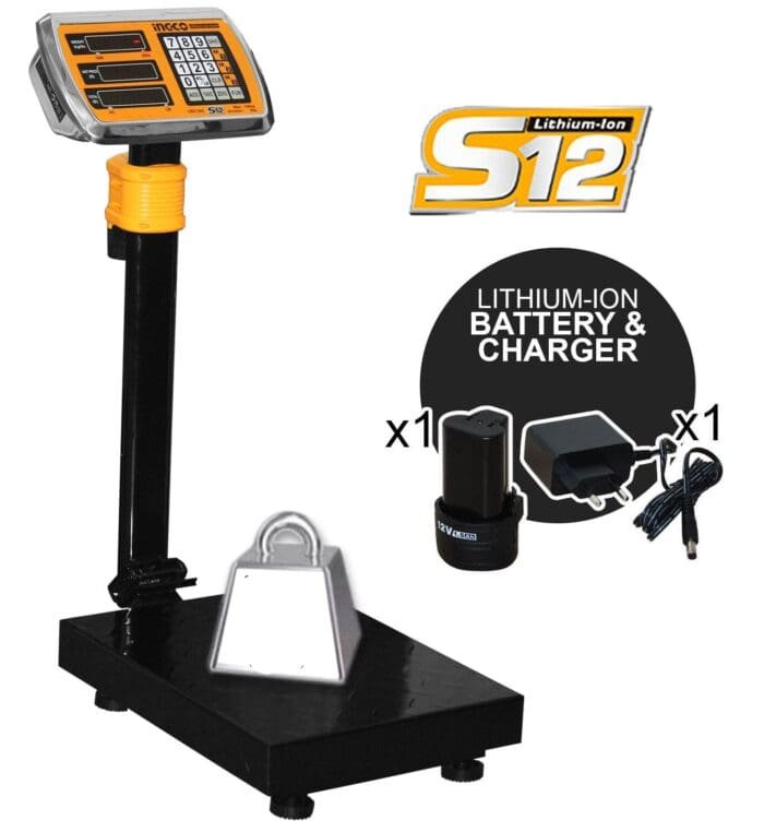 Ingco CES1267 12V Cordless Weighing Scale 12V