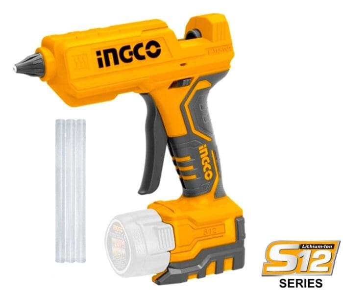 Ingco CGGLI1201 20V Cordless Li-Ion Glue Gun 12V