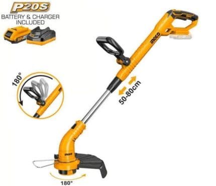 Ingco CGTLI20301 20V Cordless Li-Ion Grass Trimmer (Bare)