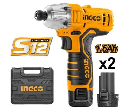 Ingco CIRLI1201 20V Cordless Li-Ion Impact Driver 12V