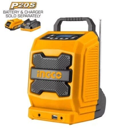 Ingco CJRLI2001 20V Cordless Li-Ion Job Radio 20V