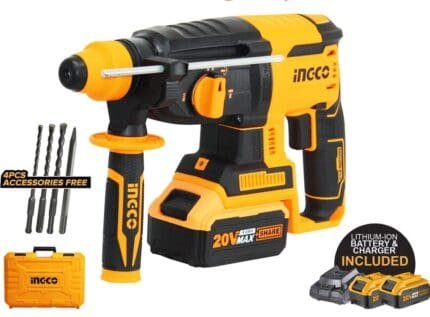 Ingco CRHLI202287 20V Cordless Li-Ion Rotary Hammer 20V