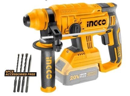 Ingco CRHLI2201 20V Cordless Li-Ion Rotary Hammer 20V BL Motor
