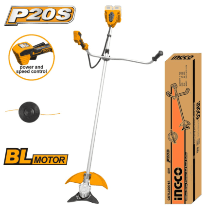 Ingco CSTLI20018 20V/40V Cordless Grass Trimmer / String Trimmer BL Motor (Bare)