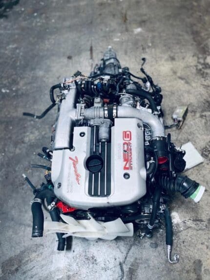 NISSAN SKYLINE R34 NEO VVL 2.5L TURBO RWD ENGINE MOTOR STRAIGHT 6 COMPLETE SWAP AUTOMATIC TRANSMISSION RB25 RB25DET