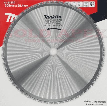 Makita A-81860 TCT Circular Saw Blade for Mild Steel 12"x60T (for LC1230)