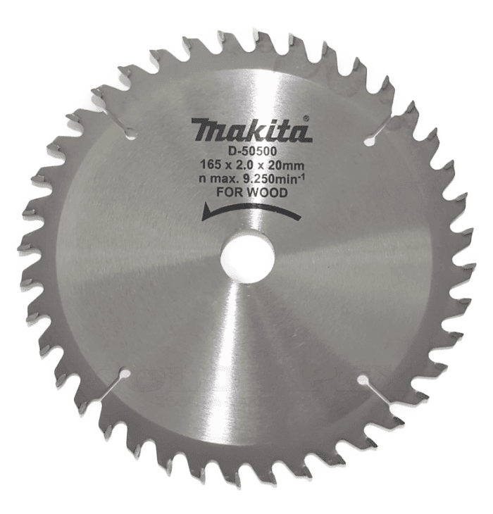 Makita D-50500 Circular Saw Blade 6-1/4"x40T (165mm)