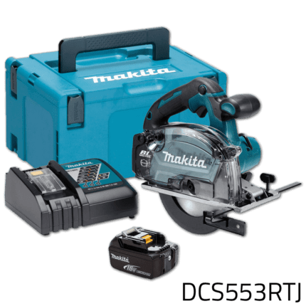 Makita DCS553RTJ 18V Cordless Brushless Metal Cutter (LXT Series)