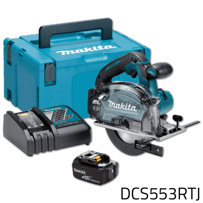 Makita DCS553RTJ 18V Cordless Brushless Metal Cutter (LXT Series)