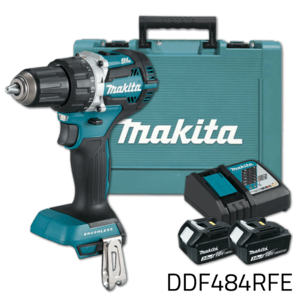 Makita DDF484RFE 18V Cordless Brushless Driver Drill (LXT-Series)