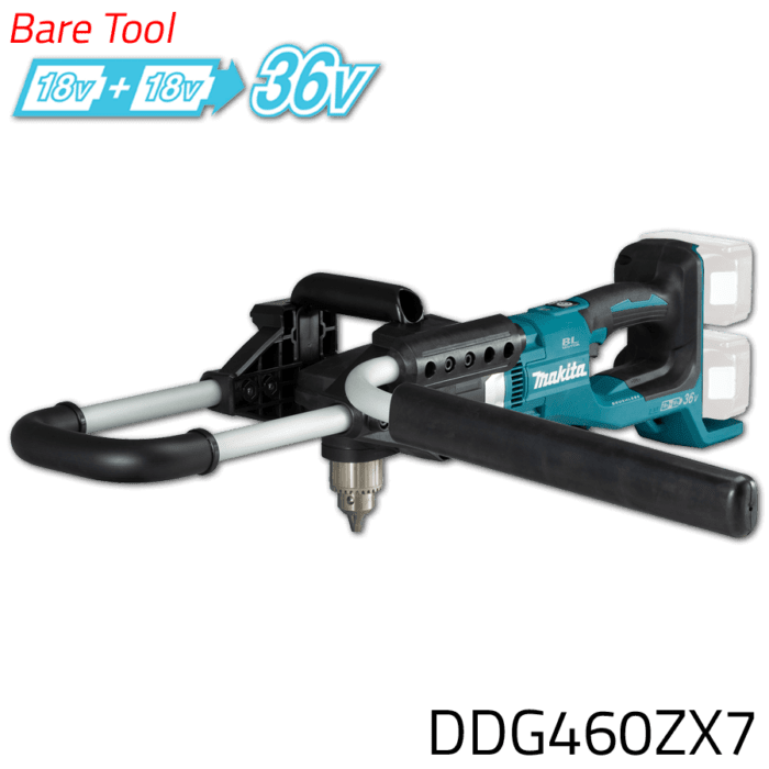 Makita DDG460ZX7 36V Cordless Brushless Earth Auger (LXT-Series) [Bare Tool]