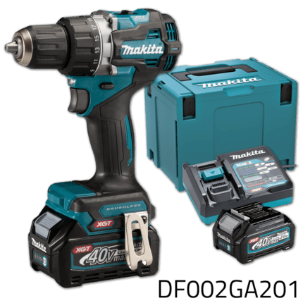 Makita DF002GA201 40V Cordless Brushless Driver Drill (XGT Series)
