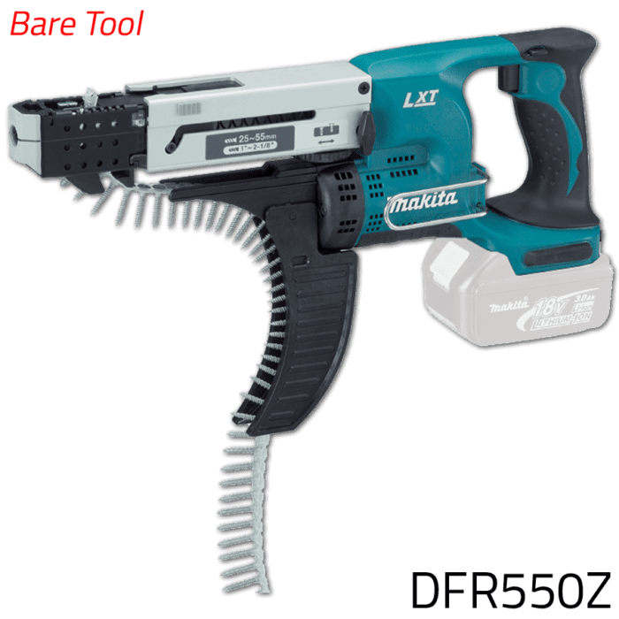 Makita DFR550Z 18V Cordless Auto Feed Screwdriver w/ Silent Clutch (LXT-Series) [Bare Tool]