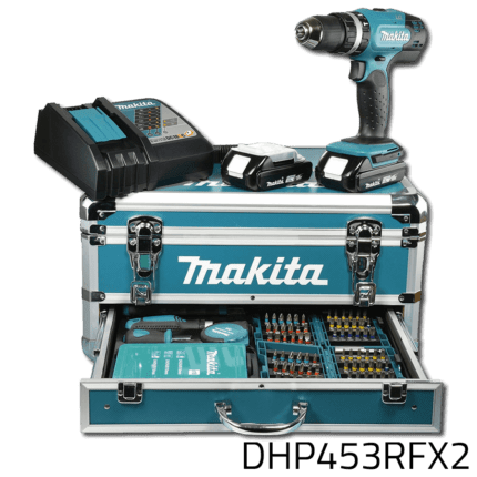 Makita DHP453RFX2 18V Cordless Hammer Drill (LXT-Series)
