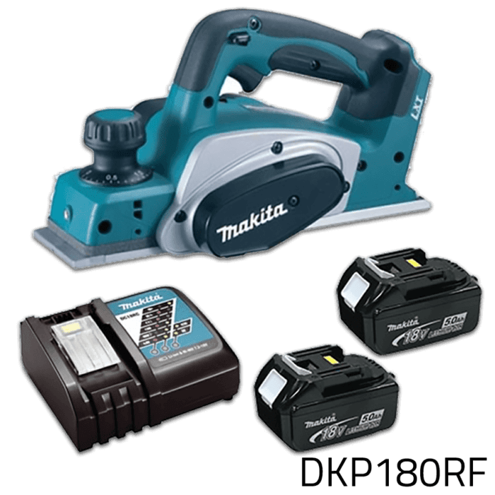 Makita DKP180RF 18V Cordless Wood Planer (LXT-Series)