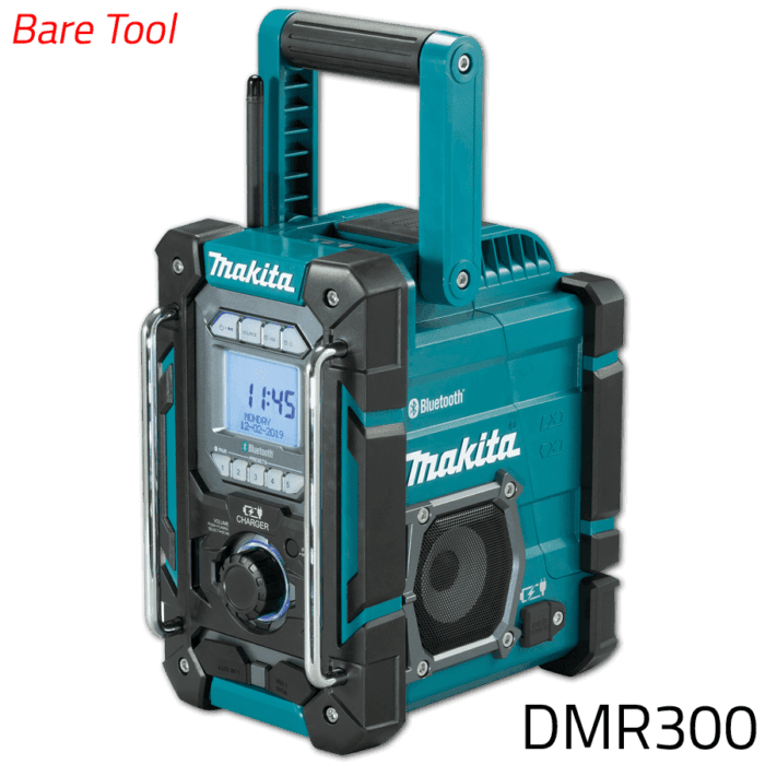 Makita DMR300 12V CXT - 18V LXT Cordless Bluetooth Job Site Radio [Bare Tool]