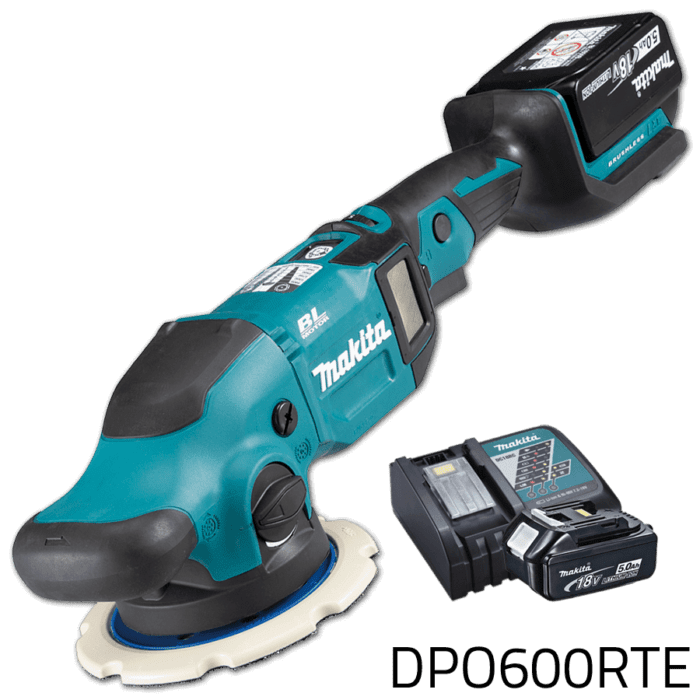 Makita DPO600RTE 18V Cordless Brushless Random Orbit Polisher (LXT Series)