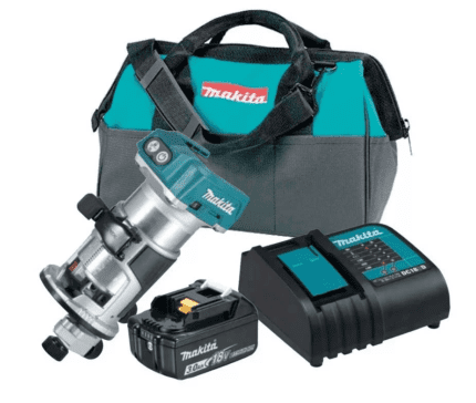 Makita DRT50SFX8 18V Cordless Router Set (LXT-Series)